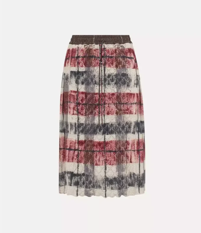 Fustă kilt cu tartan dublu Fustă kilt cu tartan dublu