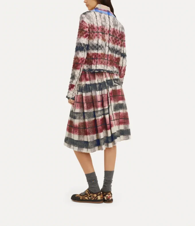 Fustă kilt cu tartan dublu Fustă kilt cu tartan dublu