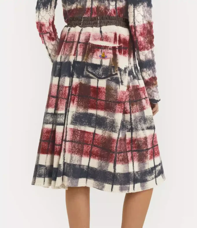 Fustă kilt cu tartan dublu Fustă kilt cu tartan dublu