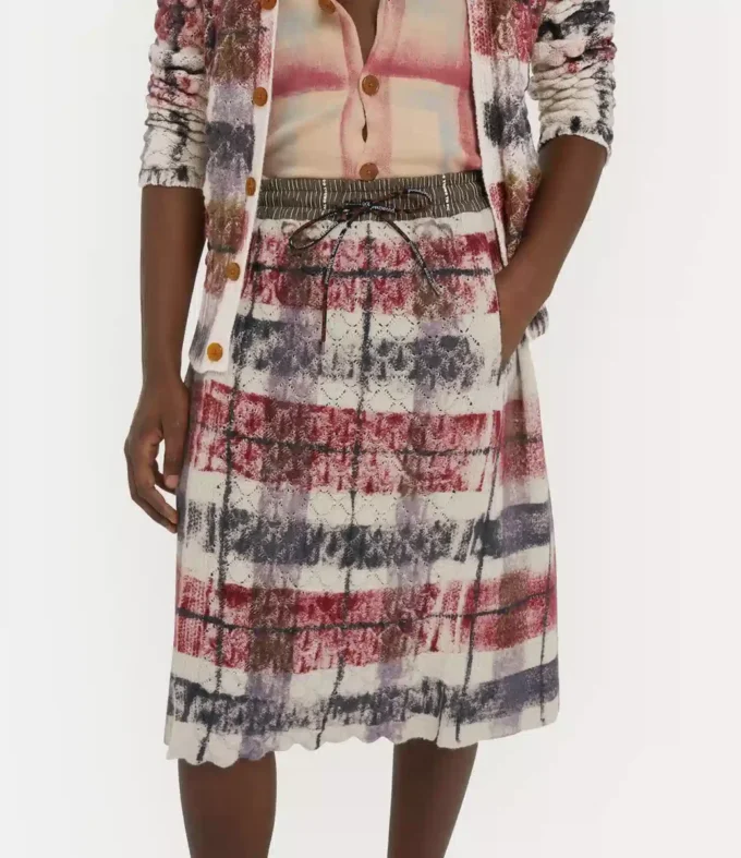 Fustă kilt cu tartan dublu Fustă kilt cu tartan dublu