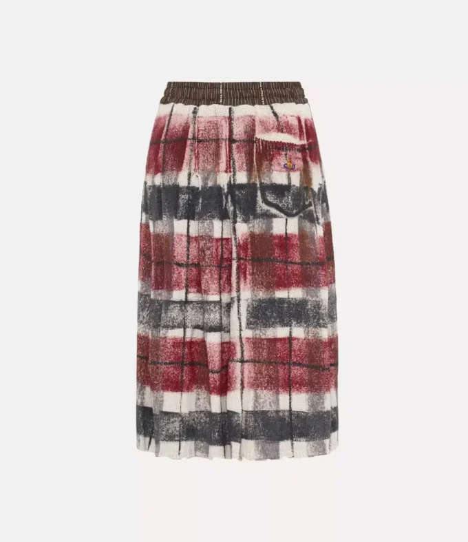 Fustă kilt cu tartan dublu Fustă kilt cu tartan dublu
