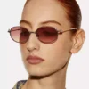 Ochelari de soare Hardware Orb Oval Ochelari de soare Hardware Orb Oval