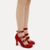 Pantofi cu trei curele Animal Toe Pantofi cu trei curele Animal Toe