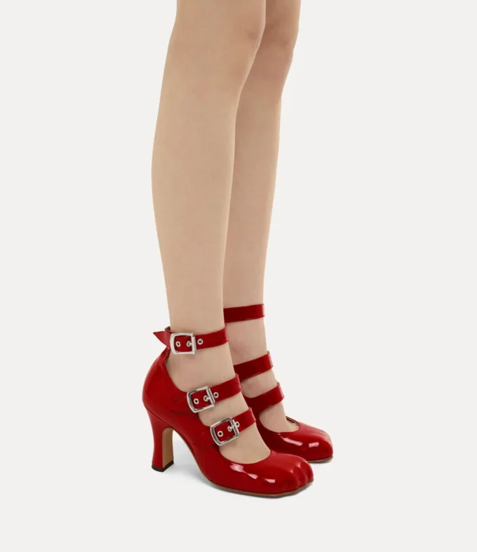 Pantofi cu trei curele Animal Toe Pantofi cu trei curele Animal Toe