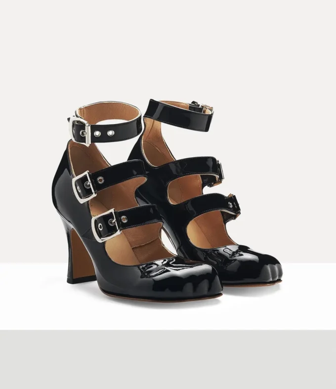 Pantofi cu trei curele Animal Toe Pantofi cu trei curele Animal Toe