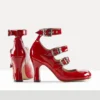 Pantofi cu trei curele Animal Toe Pantofi cu trei curele Animal Toe