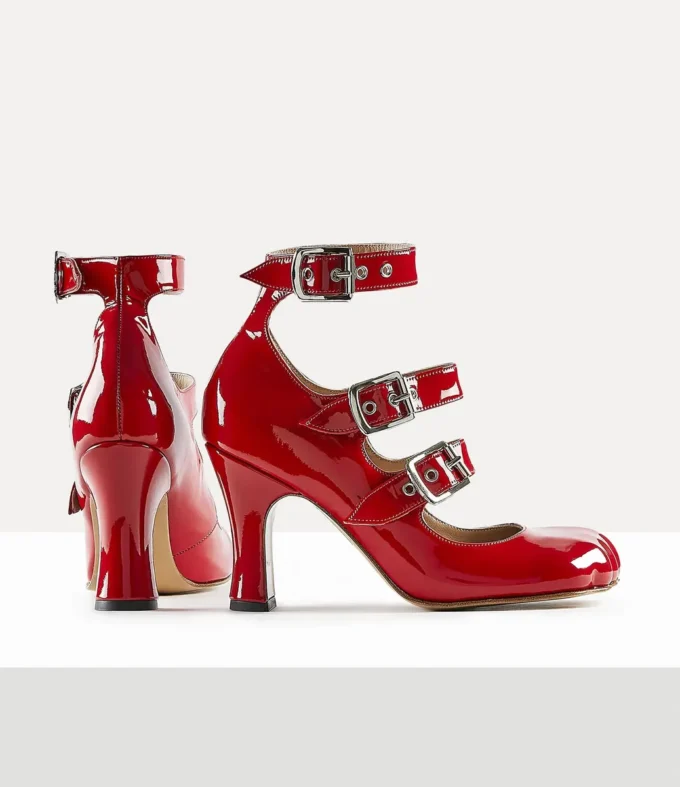 Pantofi cu trei curele Animal Toe Pantofi cu trei curele Animal Toe