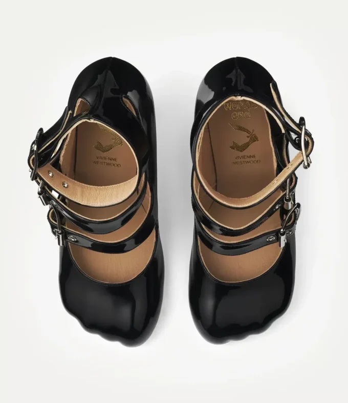 Pantofi cu trei curele Animal Toe Pantofi cu trei curele Animal Toe