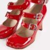 Pantofi cu trei curele Animal Toe Pantofi cu trei curele Animal Toe