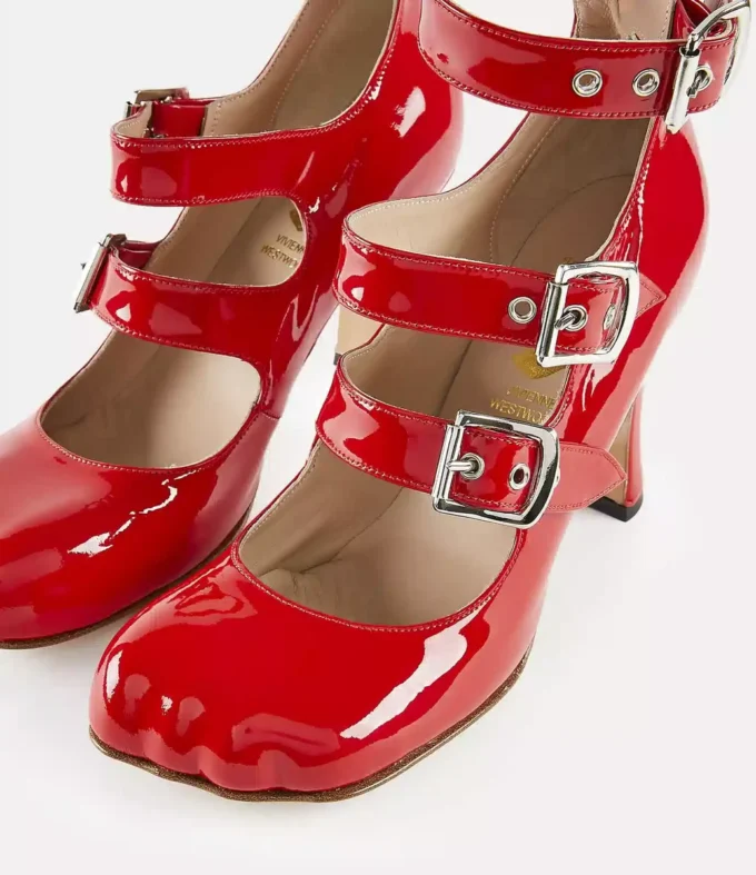 Pantofi cu trei curele Animal Toe Pantofi cu trei curele Animal Toe