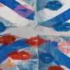 Pătrat Union Jack Kiss Pătrat Union Jack Kiss