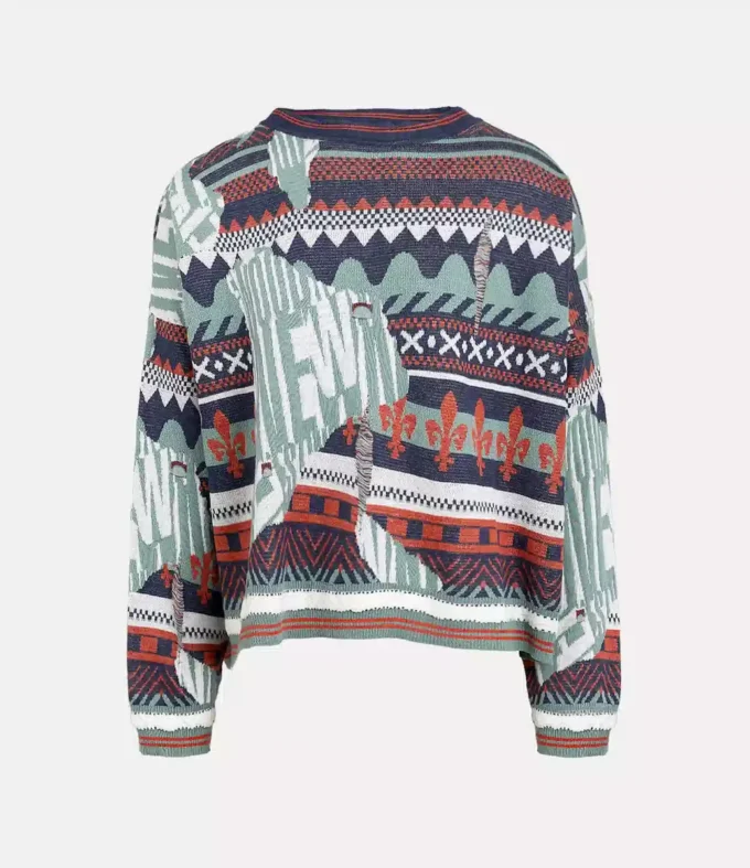 Pulover Broken Fair Isle Pulover Broken Fair Isle