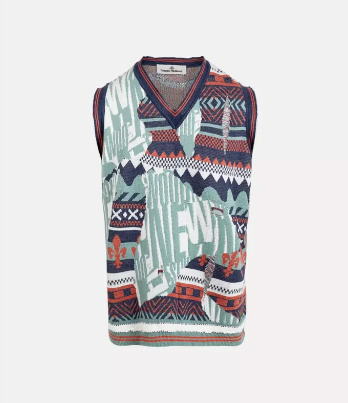 Vestă Broken Fair Isle Vestă Broken Fair Isle
