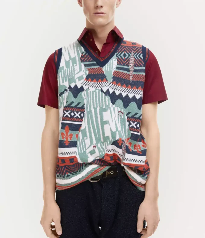 Vestă Broken Fair Isle Vestă Broken Fair Isle
